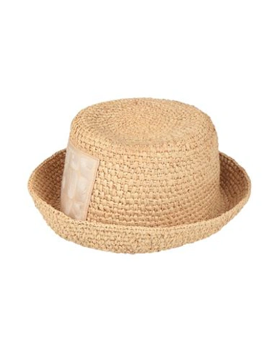 Jacquemus Woman Hat Beige Size 6 ⅞ Natural Raffia