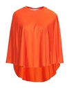 STELLA MCCARTNEY STELLA MCCARTNEY WOMAN TOP ORANGE SIZE 6-8 VISCOSE