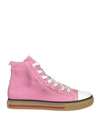 Philosophy Di Lorenzo Serafini Canvas High-top Sneakers In Magenta