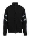 NEIL BARRETT NEIL BARRETT MAN SWEATSHIRT BLACK SIZE XL VISCOSE, POLYAMIDE, ELASTANE