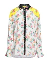 Msgm Woman Shirt White Size 8 Viscose In White