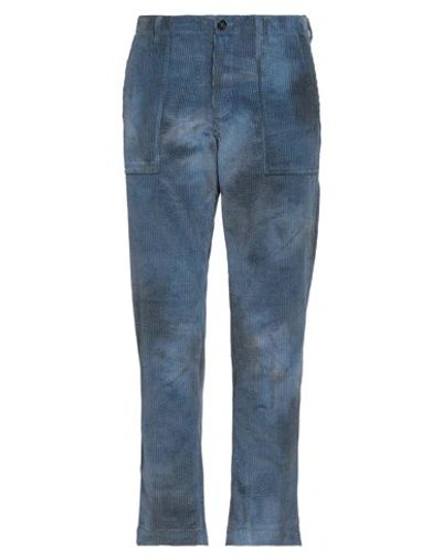 Missoni Man Pants Slate Blue Size 34 Cotton