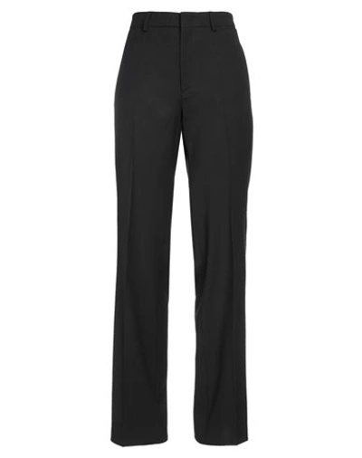 N°21 Woman Pants Black Size 4 Polyester, Wool, Elastane