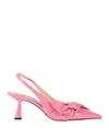 Jimmy Choo Elinor Sb 65 Pointed-toe Slingback Pumps In Pink Patent Leather In Pink