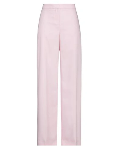 Alexander Mcqueen Woman Pants Light Pink Size 8 Wool