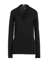 Jil Sander Woman Sweater Black Size 12 Virgin Wool