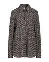 M Missoni Woman Shirt Taupe Size M Viscose, Wool, Polyamide In Grey