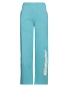 Rotate Birger Christensen Woman Pants Turquoise Size M Organic Cotton In Blue