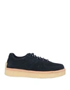 Clarks Originals Man Sneakers Midnight Blue Size 12 Leather