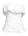 Isabel Marant Woman Top White Size 10 Ramie
