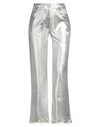 Jacquemus Le De Nîmes Court Articha Jeans In Silver