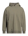 Novemb3r Man Sweatshirt Military Green Size Xl Cotton