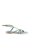 Jacquemus Les Sandales Pralu Plates Flat Sandals In Green