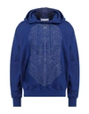 Off-white Man Sweatshirt Bright Blue Size L Cotton, Elastane In Blue