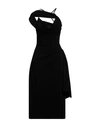 JACQUEMUS JACQUEMUS WOMAN MIDI DRESS BLACK SIZE 8 VIRGIN WOOL, POLYAMIDE, ELASTANE