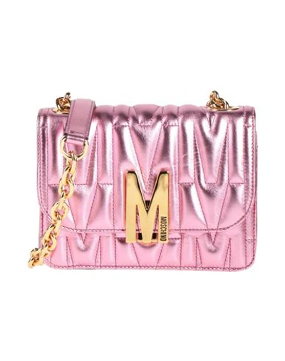 Moschino Woman Cross-body Bag Fuchsia Size - Leather In Pink