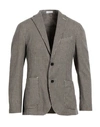 Boglioli Flannel Micro-check Dover Jacket In Beige