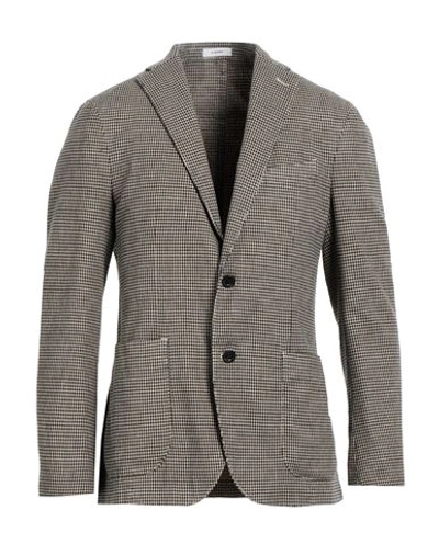 Boglioli Flannel Micro-check Dover Jacket In Beige