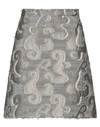 Rochas Woman Mini Skirt Black Size 6 Polyester, Cotton, Metallic Polyester, Acrylic In Black