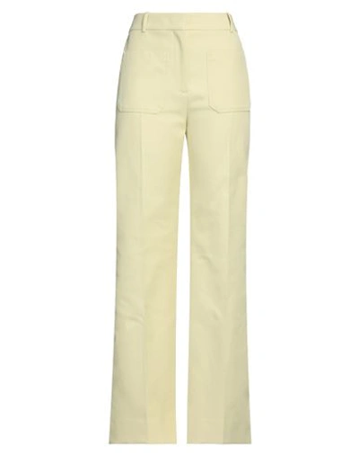 Victoria Beckham Woman Pants Light Green Size 10 Polyester