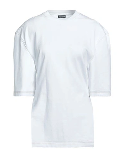 Jacquemus Woman T-shirt White Size M Cotton