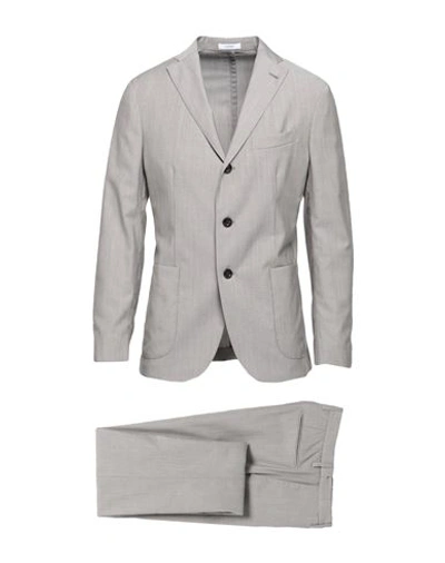 Boglioli Man Suit Grey Size 44 Virgin Wool, Lyocell, Elastane