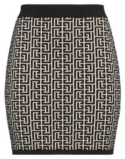 Balmain Wool Skirt In White