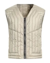 Rick Owens Man Down Jacket Beige Size 38 Polyamide