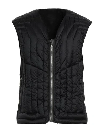Rick Owens Man Down Jacket Black Size 38 Polyamide