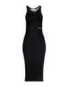 Hinnominate Woman Midi Dress Black Size L Cotton, Elastane