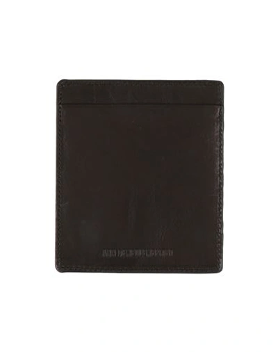 Ann Demeulemeester Woman Document Holder Black Size - Soft Leather