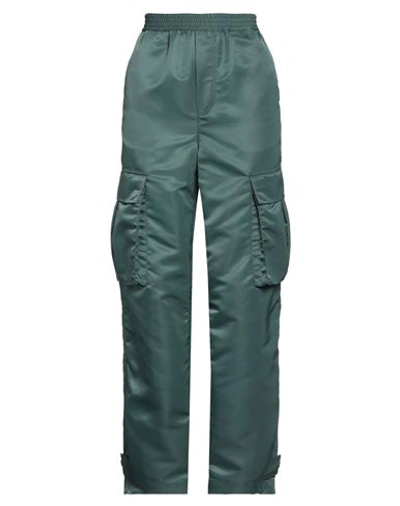 Acne Studios Woman Pants Emerald Green Size Xs Nylon