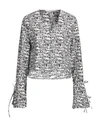 Palm Angels Woman Shirt Black Size 6 Cotton In Black