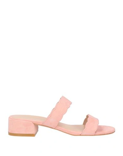 Stuart Weitzman Woman Sandals Light Pink Size 9 Soft Leather