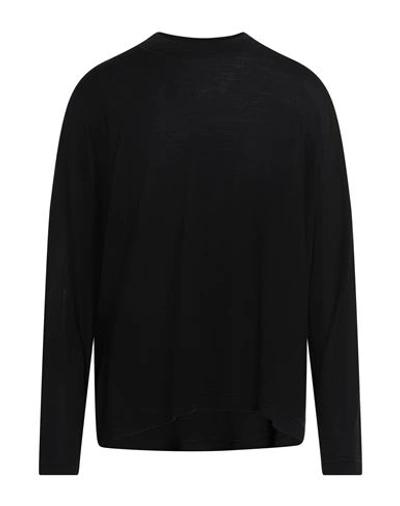Jil Sander Man Sweater Black Size 42 Virgin Wool