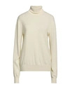 The Row Woman Turtleneck Beige Size S Cashmere In Sage Green