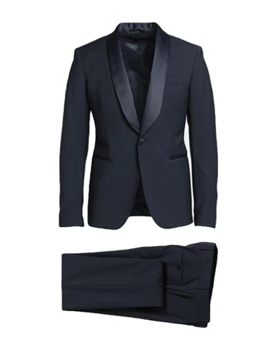 Brian Dales Man Suit Midnight Blue Size 44 Wool, Polyester, Elastane