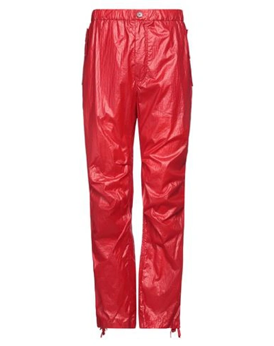 FERRAGAMO FERRAGAMO MAN PANTS RED SIZE 34 POLYAMIDE