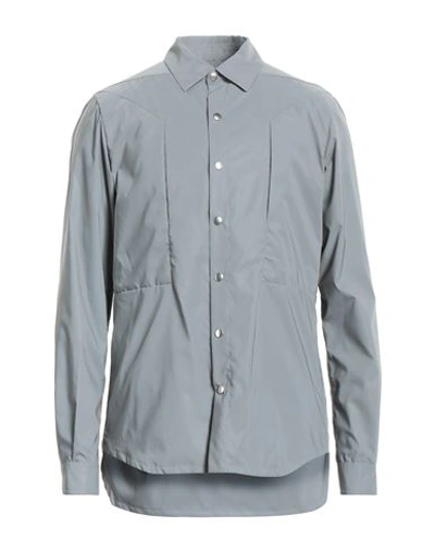 Rick Owens Man Jacket Grey Size 38 Fiberglass, Polyester, Polyurethane