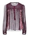 Isabel Marant Woman Top Deep Purple Size 2 Silk