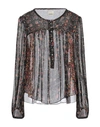 Isabel Marant Woman Top Black Size 6 Silk In Black