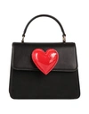 Moschino Woman Handbag Black Size - Leather In Black