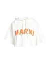 Marni Woman Sweatshirt Ivory Size 6 Cotton In White