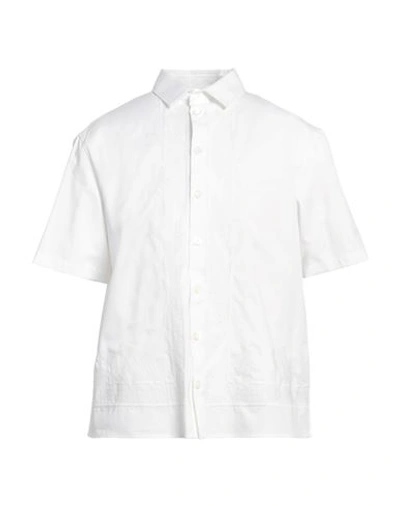 Neil Barrett Man Shirt White Size Xxl Cotton