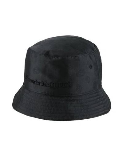 Alexander Mcqueen Woman Hat Black Size L Polyester, Silk, Viscose