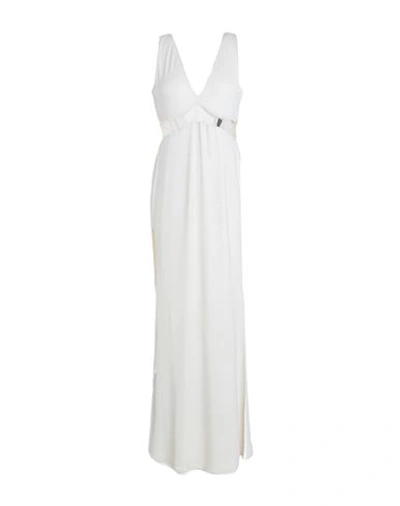 Feleppa Woman Maxi Dress Ivory Size 6 Polyester, Elastane In White