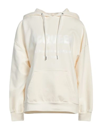 Alexander Mcqueen Woman Sweatshirt Ivory Size 8 Cotton In White