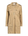 Celine Woman Mini Dress Camel Size 8 Cotton, Linen In Beige