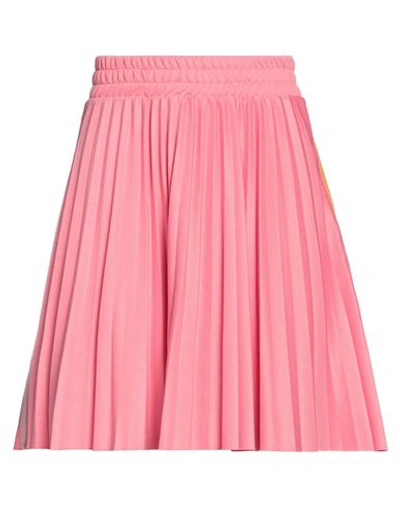 Msgm Woman Mini Skirt Pink Size M Polyester, Cotton