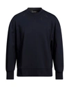 Neil Barrett Man Sweatshirt Navy Blue Size Xxl Viscose, Polyamide, Elastane